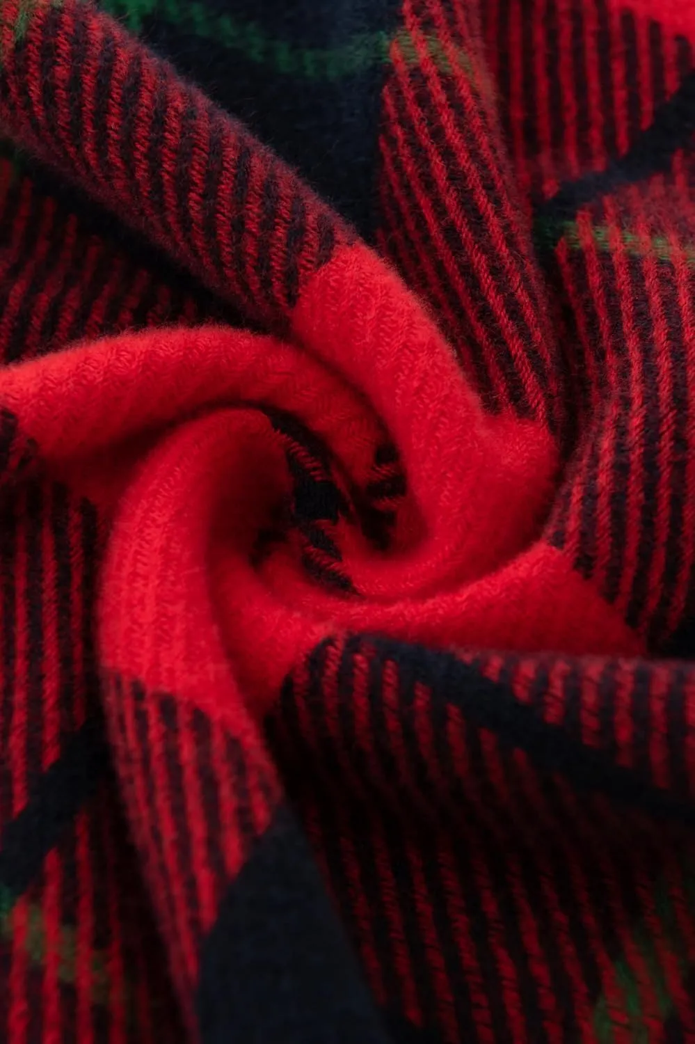 Alidamo Winter Scarf Cashmere Feel Wool Tassel Pashmina Shawl Soft Scarves Tie-dyed& Plaid Solid Colors