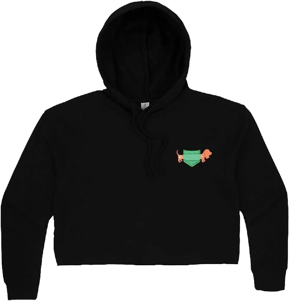 Awkward Styles Crop Hoodie for Womens Crop Top Hoodie Dog Cropped Sweatshirt Tops Womens Dog Hoodie Sweatshirt Fleece Hoodie