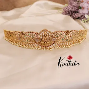 Beautiful Lakshmi pearl drops Hip belt vaddanam V218