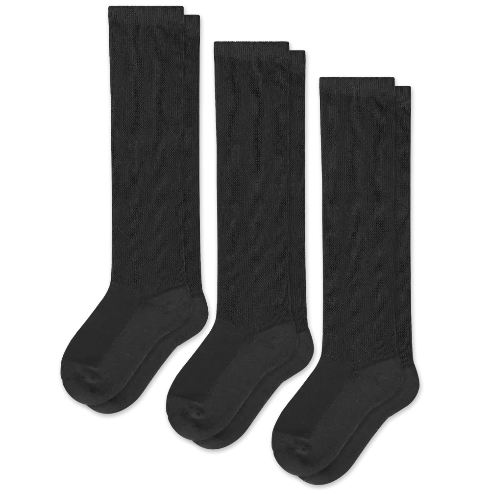 Black EasyStretch™ Socks Bundle 3-Pack