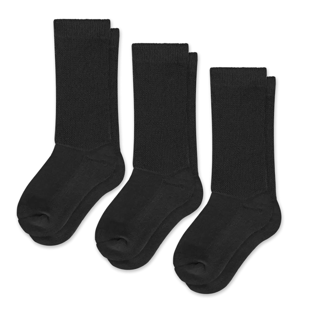 Black EasyStretch™ Socks Bundle 3-Pack