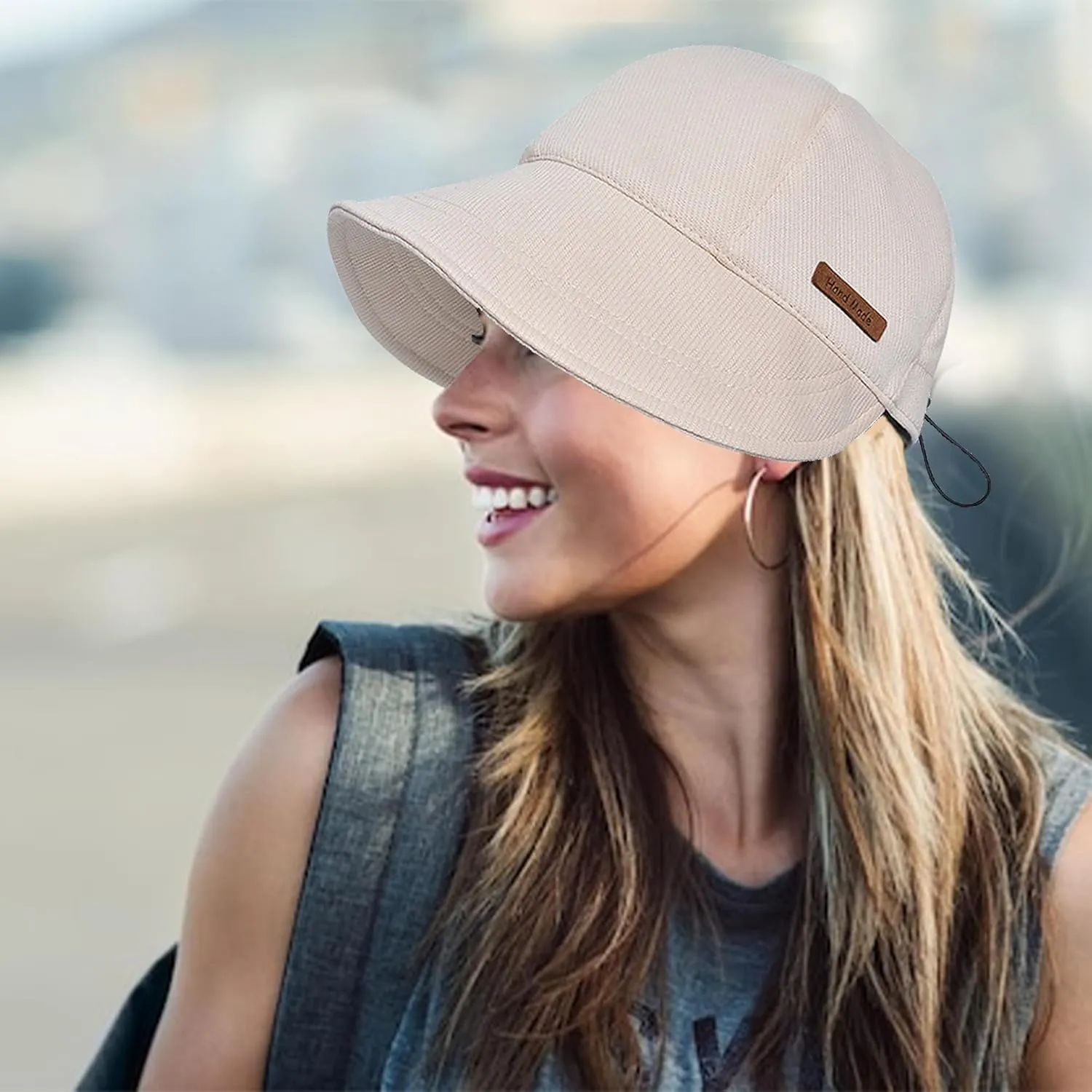 Cotton Packable Soft Sun Hat with Floppy Wide Brim for Women Spring Summer Outdoor