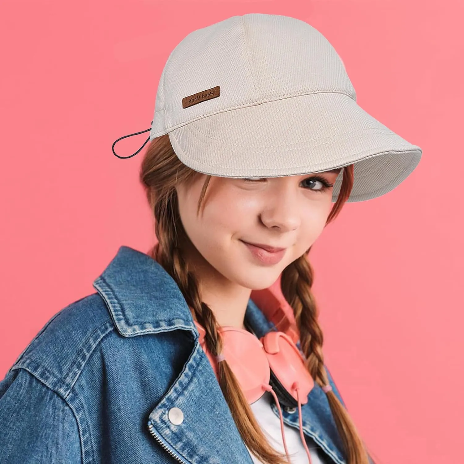 Cotton Packable Soft Sun Hat with Floppy Wide Brim for Women Spring Summer Outdoor