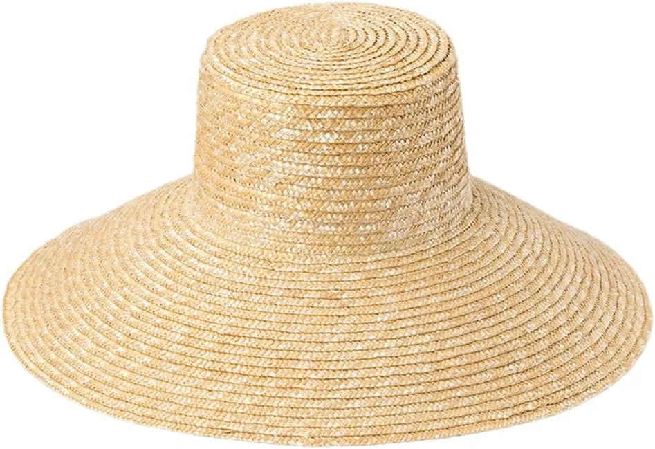 DBFBDTU Wide Brim Beach Hats with Neck Tie for Women Large Hats Summer Big Brim Straw Hats
