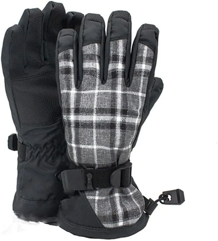 JSEIAJB Winter Women Skiing Gloves Heated Warm Man Snow Mittens Mountain Sport Cycling Female Mitten Outdoor