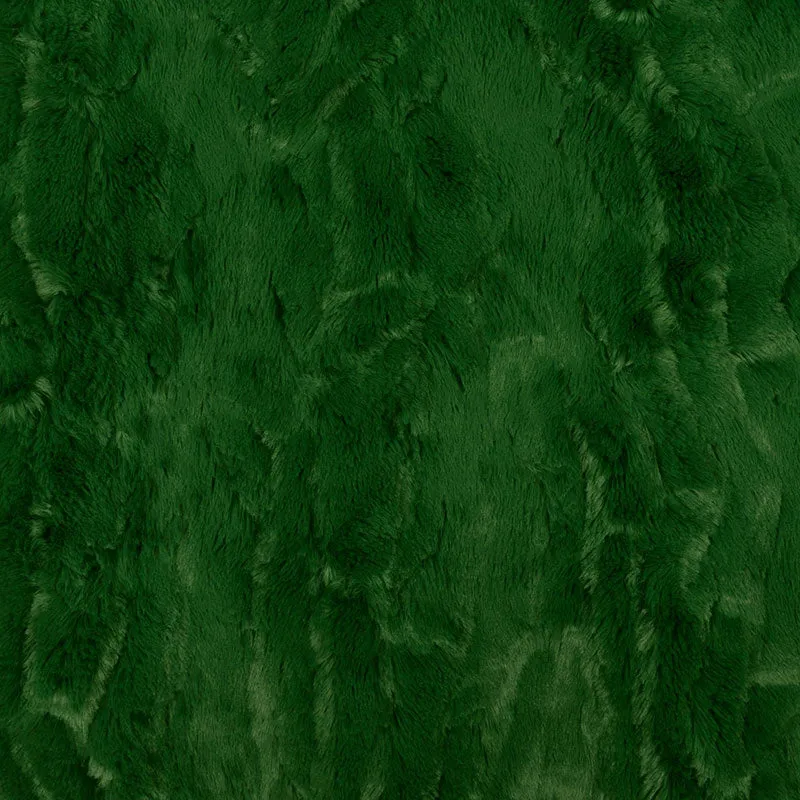 Luxe Cuddle® - Glacier Evergreen Minky Yardage
