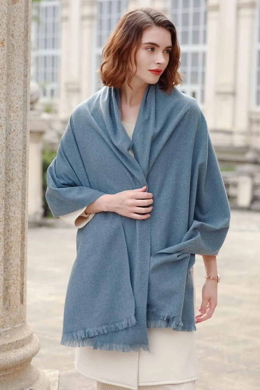 RIIQIICHY Scarfs for Women Pashmina Shawl Wraps for Evening Dresses Women Scarf for Wedding Large Winter Scarves