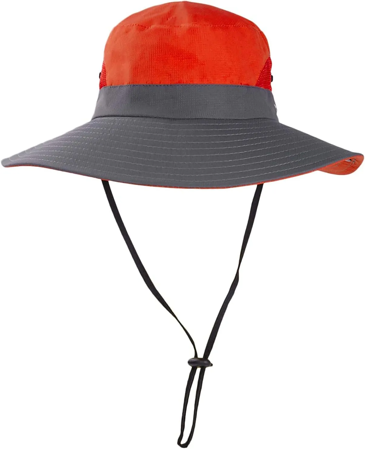 Rosoz Ponytail Sun Bucket Hats for Women UV Protection Foldable Mesh Wide Brim Hiking Beach Fishing Summer Safari