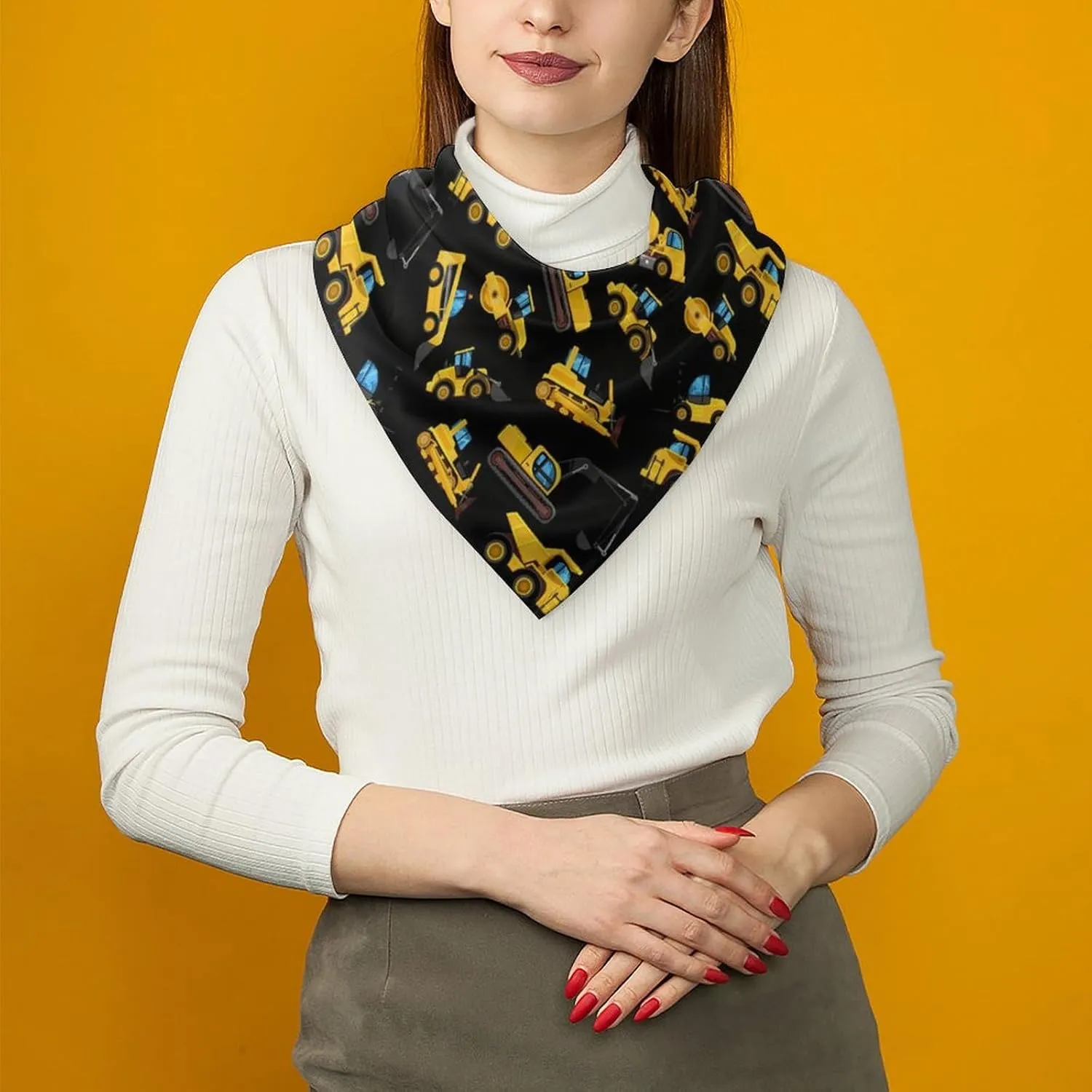 Scarf Neck Scarves Kerchief Neckerchief Headband for Wome