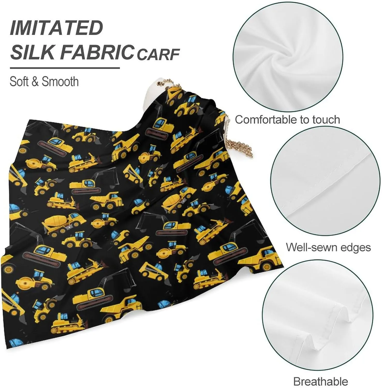 Scarf Neck Scarves Kerchief Neckerchief Headband for Wome