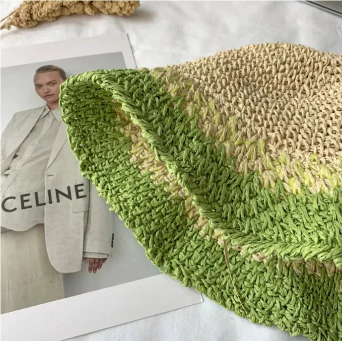 Summer Vibes Straw Crochet in Dual-tone