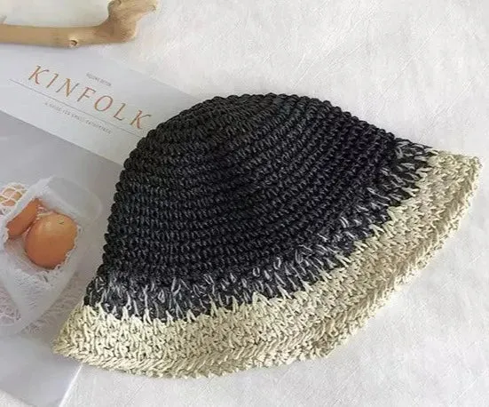 Summer Vibes Straw Crochet in Dual-tone