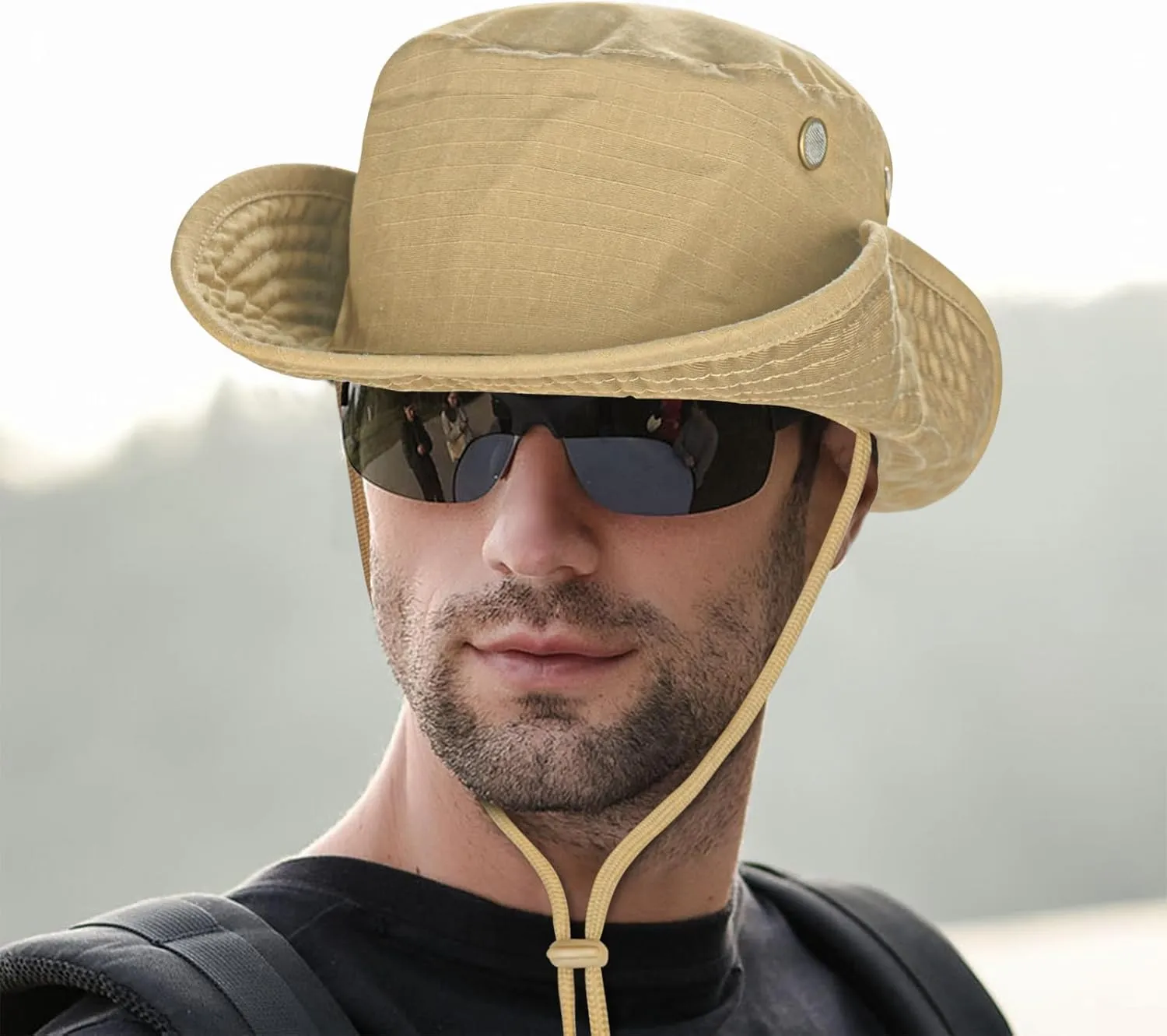 Sun Hats for Men Women Boonie Hat Foldable Fishing Hat UPF 50  Bucket Hat for Fishing Hiking Garden Safari Beach