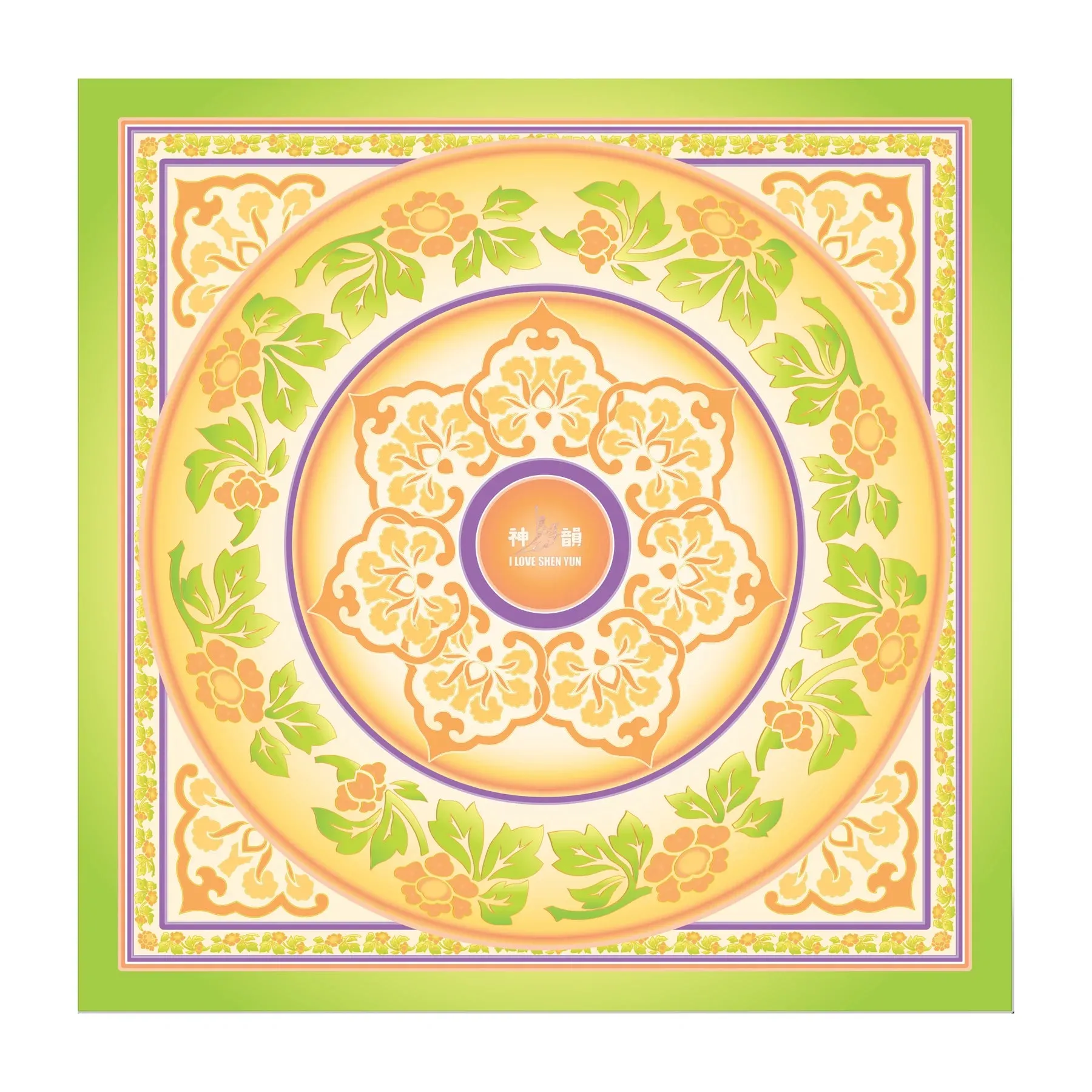Tang Flower Scarf